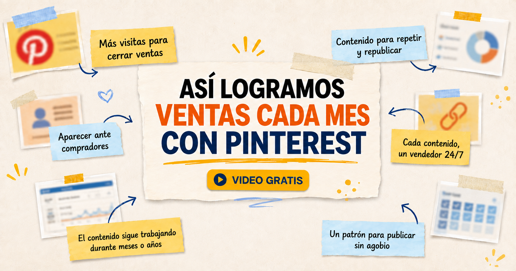 Taller gratis: así logramos ventas cada mes con Pinterest